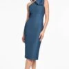 SHARLA DRESS - STEEL BLUE -Sachin & Babi Clothing T251D26 660 STEELBLUE