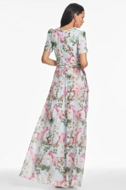 BRONWYN GOWN - SKY BLUE PETALS -Sachin & Babi Clothing T251G02 536 5 79342274 f1b9 4a6f bdb5 85164f7a8950