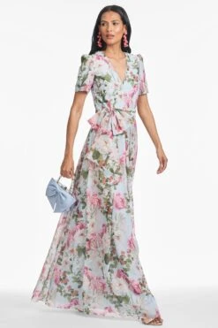 BRONWYN GOWN - SKY BLUE PETALS -Sachin & Babi Clothing T251G02 536 9a42fe84 c242 4ec1 b2bd 70709231750b