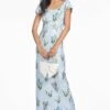 GRACE GOWN - CLOUD BLUE PANICLE -Sachin & Babi Clothing T251G16 452