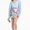 HALSEY TOP - DELFT BLUE -Sachin & Babi Clothing T251T03 450 9