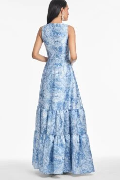 RORI GOWN - HYDRANGEA BLOOMS 9 RORI GOWN - HYDRANGEA BLOOMS -Sachin & Babi Clothing T252G14 458 2 9c4ec1cc 0b9b 47b7 920c 49bef5386395