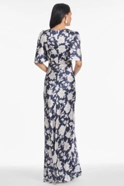 MAE GOWN - ALABASTER BEGONIA -Sachin & Babi Clothing T252G61 416 4