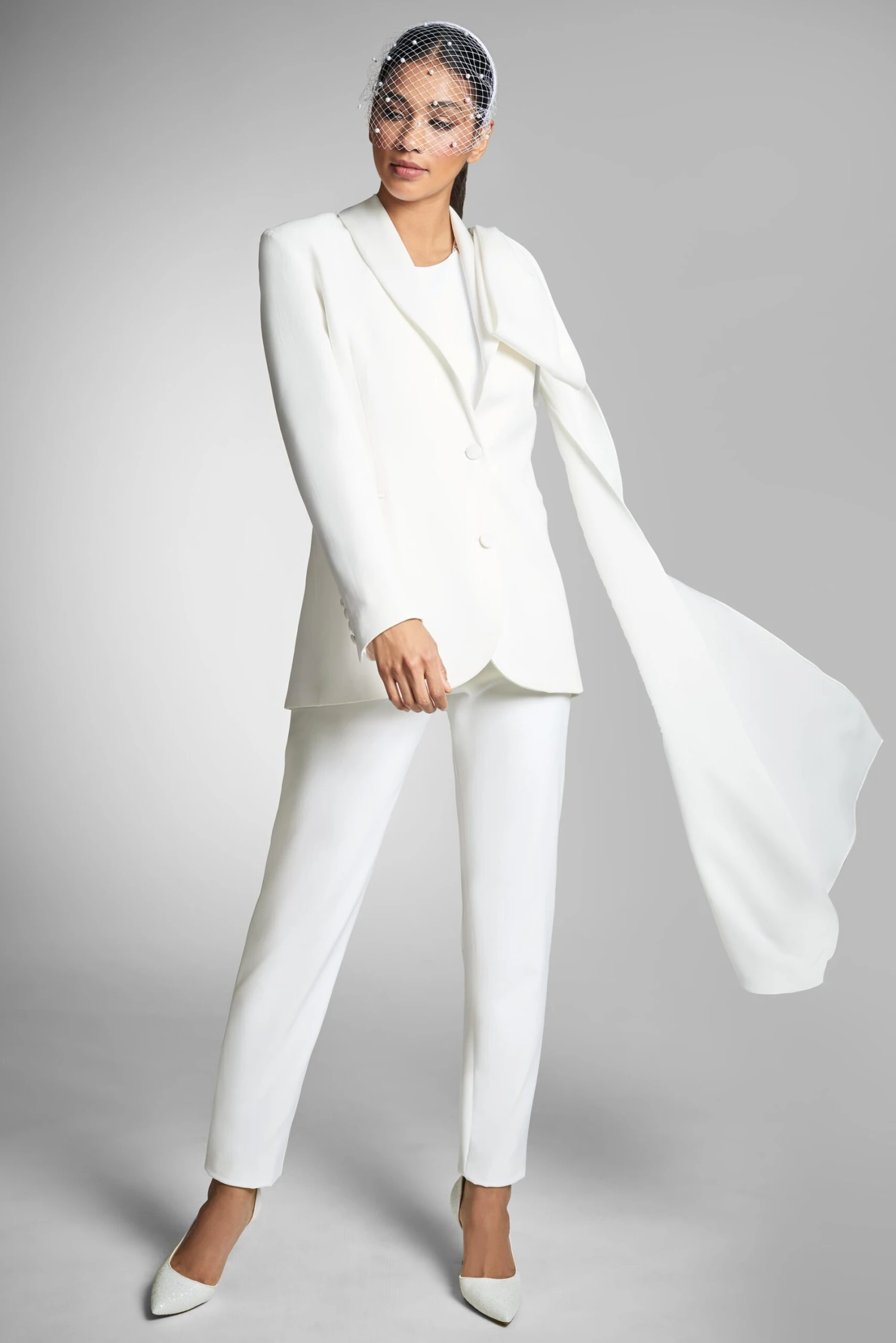 Viveca Blazer - Ivory 3 Viveca Blazer - Ivory