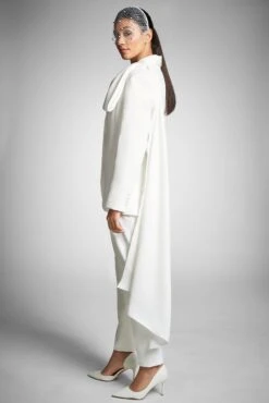 Viveca Blazer - Ivory 10 Viveca Blazer - Ivory -Sachin & Babi Clothing VivecaBlazer Ivory Side