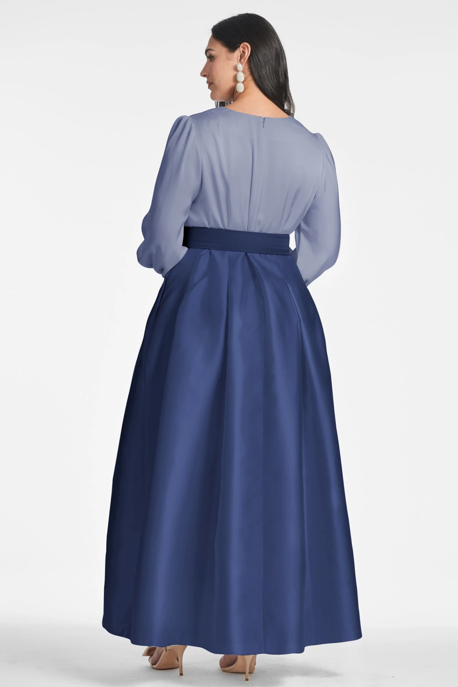 Zoe Gown - Cool Grey/Night Sky 9 Zoe Gown - Cool Grey/Night Sky - Image 7