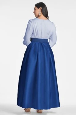 Zoe Gown - Periwinkle/Eclipse -Sachin & Babi Clothing ZOEGOWN PERIWINKLEECLIPSE BACK2