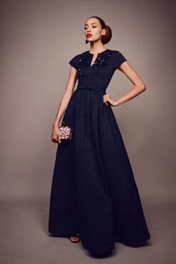 Estelle Gown - Poseidon -Sachin & Babi Clothing poseidon