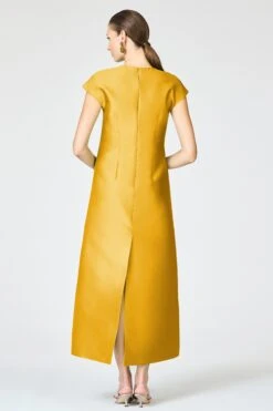 GWENDOLYN GOWN - SAFFRON 9 GWENDOLYN GOWN - SAFFRON -Sachin & Babi Clothing saffronF251G08 311 5