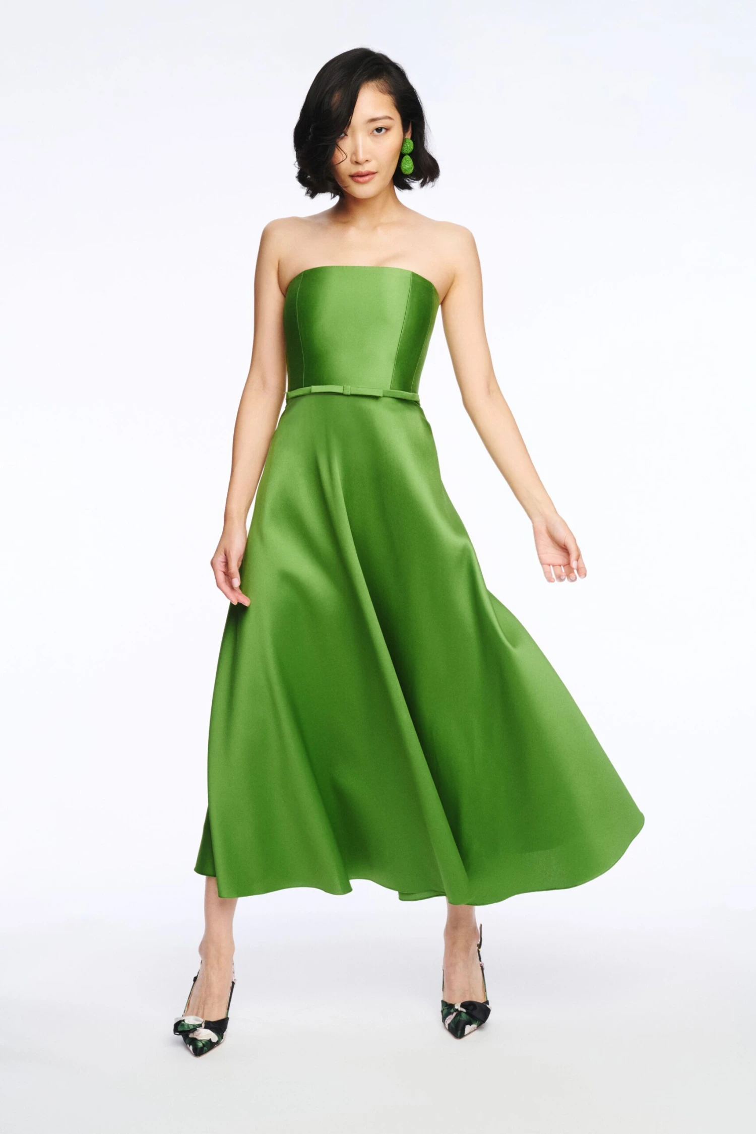 DARIAN DRESS - GREEN GARNET 3 DARIAN DRESS - GREEN GARNET